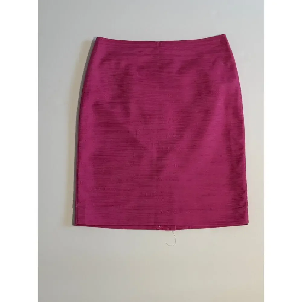 Ann Taylor Petite‎ Hot Pink Magenta Pencil Skirt - Size 00P